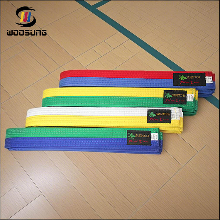Ceinture double couleur Taekwondo